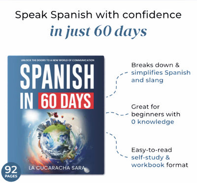 Spanish in 60 days Learning Workbook