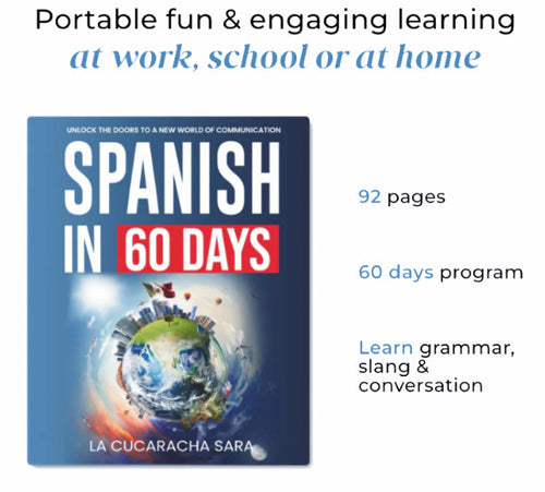 Spanish in 60 days Learning Workbook